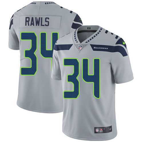Nike Seattle Seahawks #34 Thomas Rawls Grey Alternate NFL Vapor Untouchable Limited Jersey,We sell and wholesale Nike Seattle Seahawks #34 Thomas Rawls Grey Alternate NFL Vapor Untouchable Limited Jersey on line form chian!